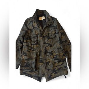 Veronica Beard Camouflage Utility Jacket
